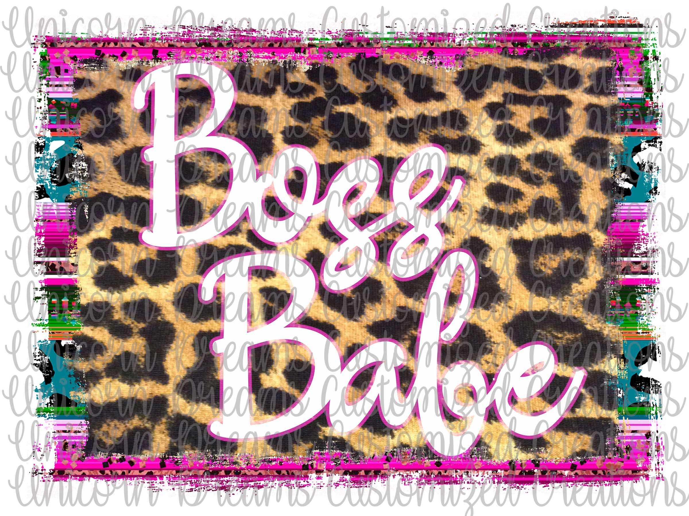 Boss Babe PNG Digital Download, Sublimation Design - Unicorn Dreams Customized Creations