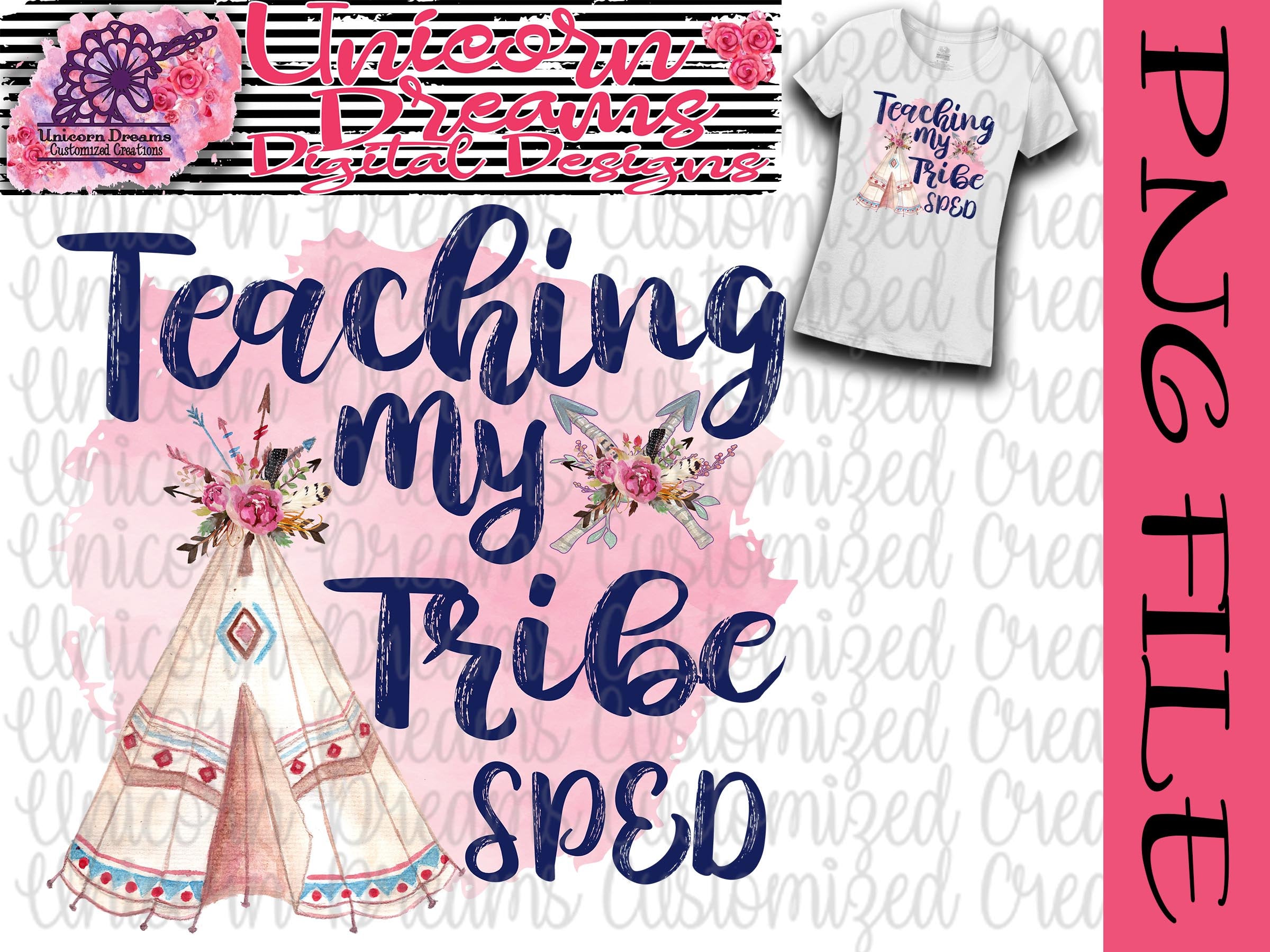 Back to School/ Teacher/ Boho PNG Digital Download