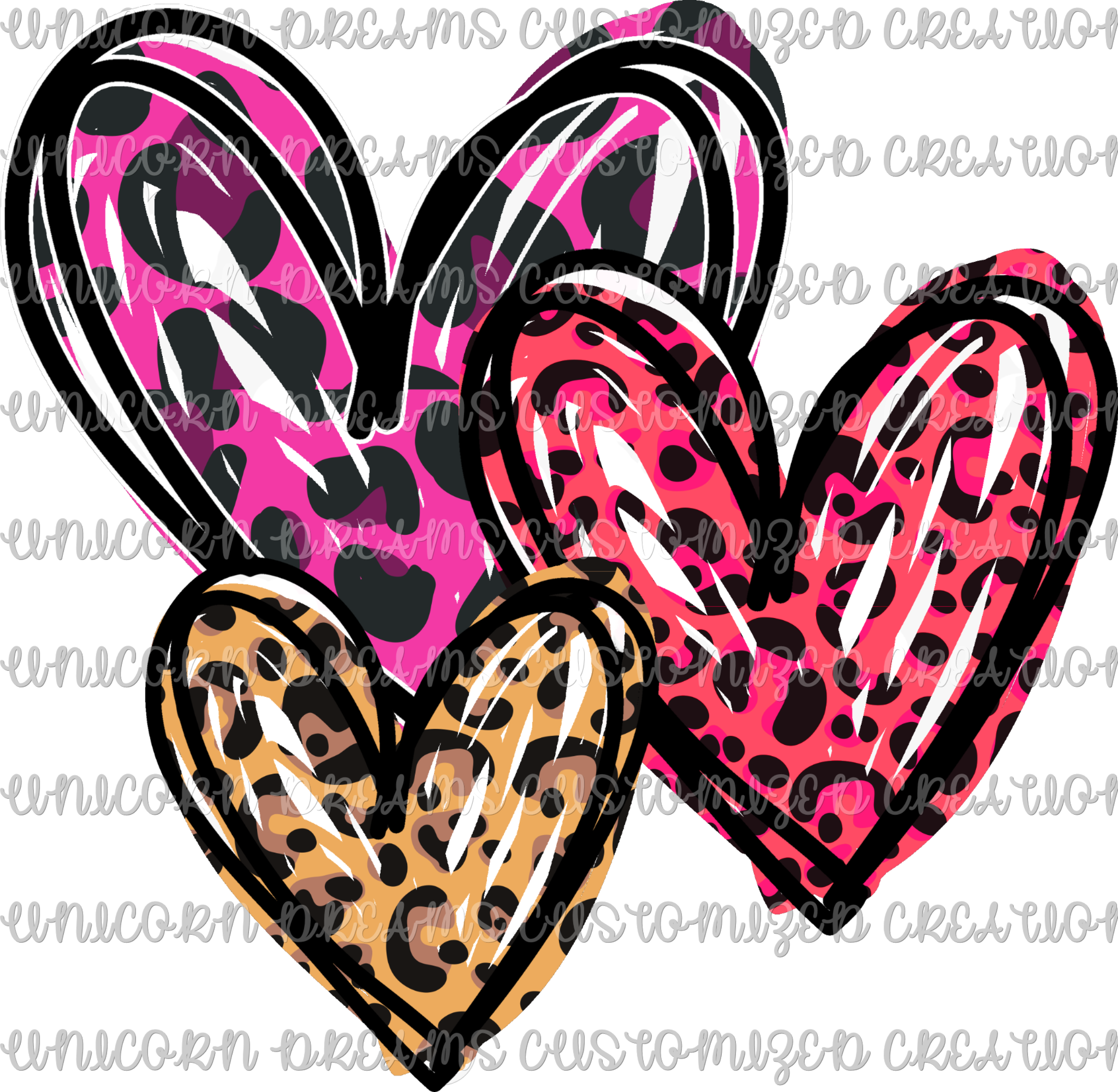 Sublimation Transfer - Louis Vuitton Heart Trio – Unicorn Dreams Customized  Creations